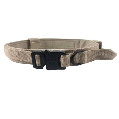 Tactical Dog Collar and Leash Set for Outdoor Adventures