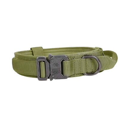 Tactical Dog Collar and Leash Set for Outdoor Adventures