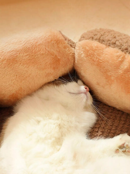 Flower Petal Plush Cozy Pet Nests